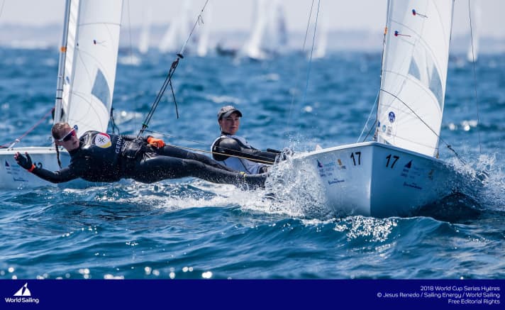   Les navigatrices de 470 Frederike Loewe et Anna Markfort ont assuré le meilleur résultat allemand à Hyères en se classant septième au classement général lors de la finale des médailles.