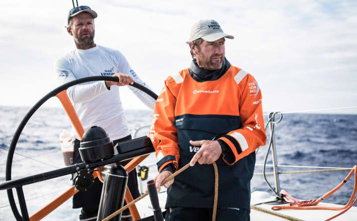   Realizzazione nel Team Vestas Wind: Stiamo bene in gara. Purtroppo lo sono anche le altre barche di punta...