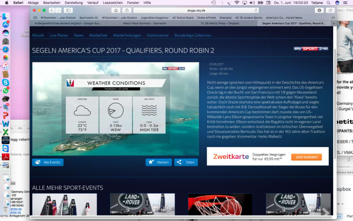  Little wind, difficult tasks for most teams: foiling was the art of the day