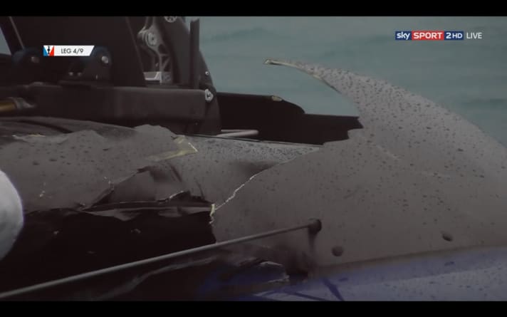   Breakage on board Artemis, wherever the eye fell