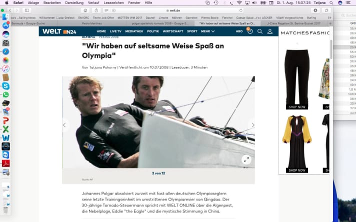   Johannes Polgar et Florian Spalteholz dans la tornade