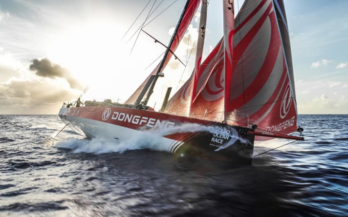   Dominant Dongfeng crew on course for 'home port' Hong Kong: the French-Chinese team led by skipper Charles Caudrelier wants this stage victory more than any other