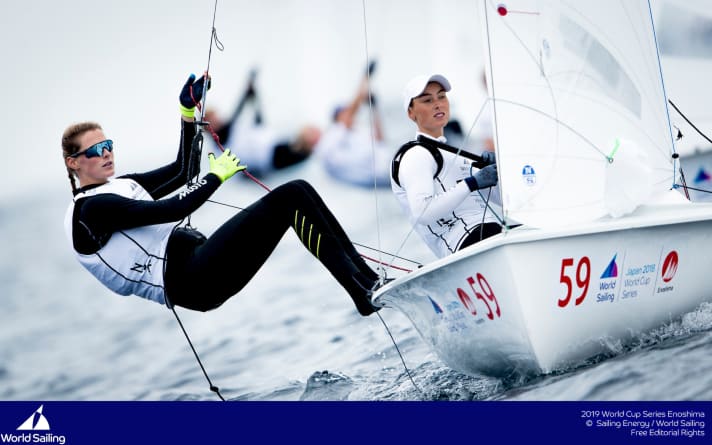   Combattenti forti: Frederike Loewe e Anna Markfort nel 470