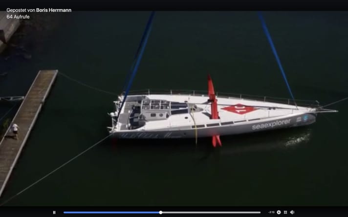  Dans les eaux du port de Lorient