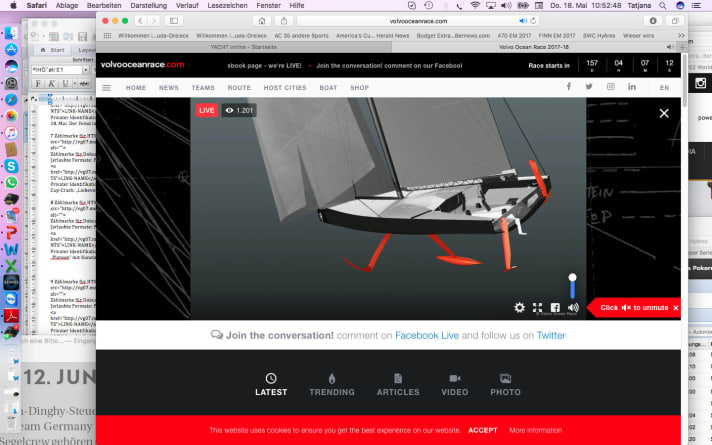   Sur le modèle des célèbres Imoca : la Volvo Ocean Race reçoit des 60 pieds qui peuvent même être transformés en yacht de la classe Imoca en cas de besoin.