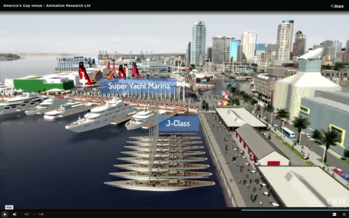   Anche i bellissimi yacht J-Class e i superyacht faranno di nuovo parte della festa della Coppa.
