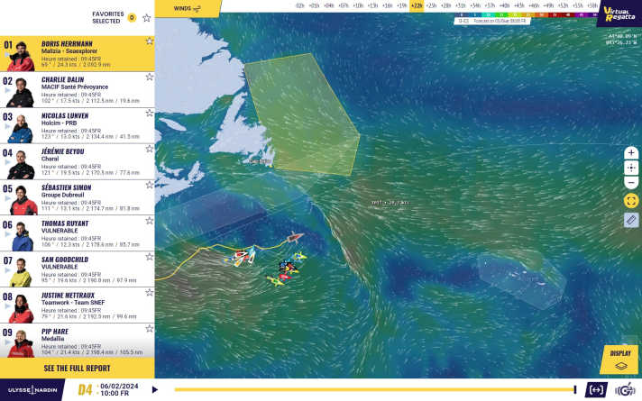 Nord, est ou sud-est - on est encore loin de savoir quelle stratégie sera finalement la bonne. Mais Boris Herrmann continue d'impressionner les fans et les spécialistes.