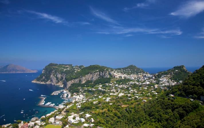   Teuerster Liegeplatz der Welt: Grande Marina auf der italienischen Insel Capri.