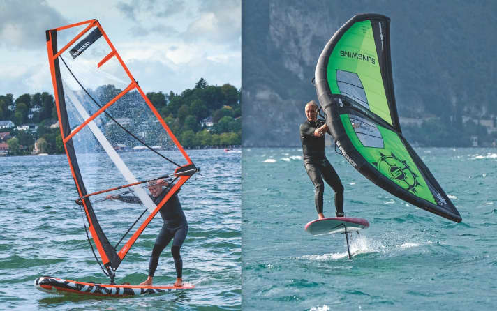 Sail or wing, who wins?