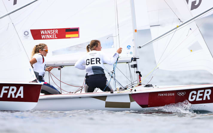   Luise Wanser und Anastasiya Winkel konnten nicht ganz an die Glanzleistungen der vergangenen Tage anknüpfen. Vier Rennen bleiben dem Duo für die Aufholjagd
