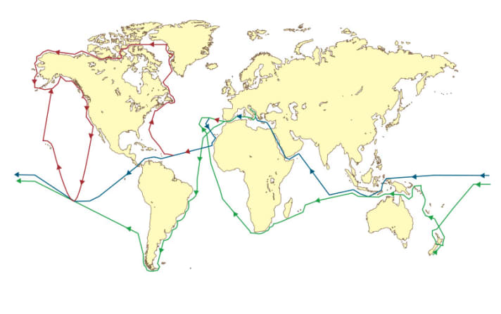   Widely travelled: The duo has already logged over 150,000 nautical miles