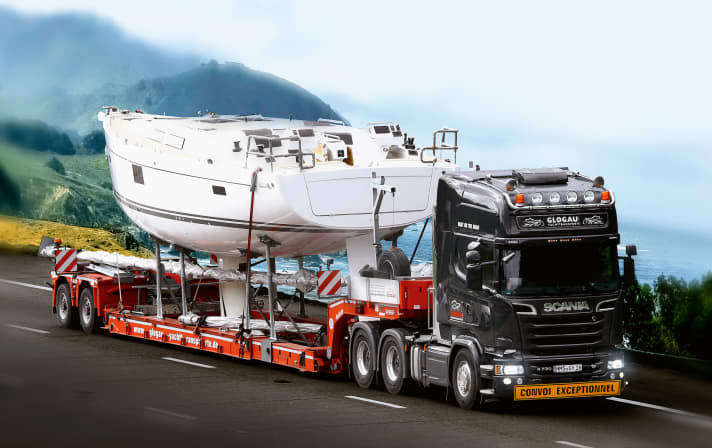 Trasporto su camion: veloce ma costoso.