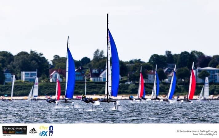   Auftakt zur Nacra17-EM 2017 vor Kiel
