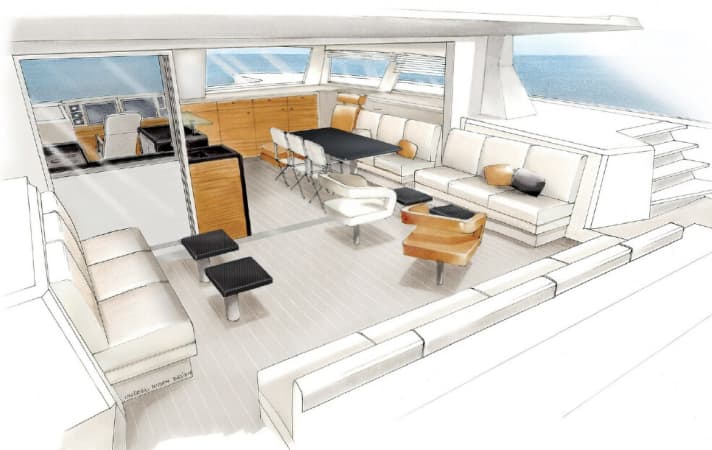   Spacious and airy. The indoor and outdoor living areas merge into a single unit