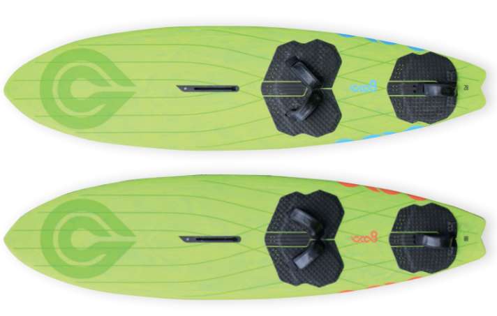 Goya Custom Quad und Custom Thruster (oben) wurden komplett neu entwickelt. Die Shapes unterscheiden sich primär durch das Finnen-Setup.