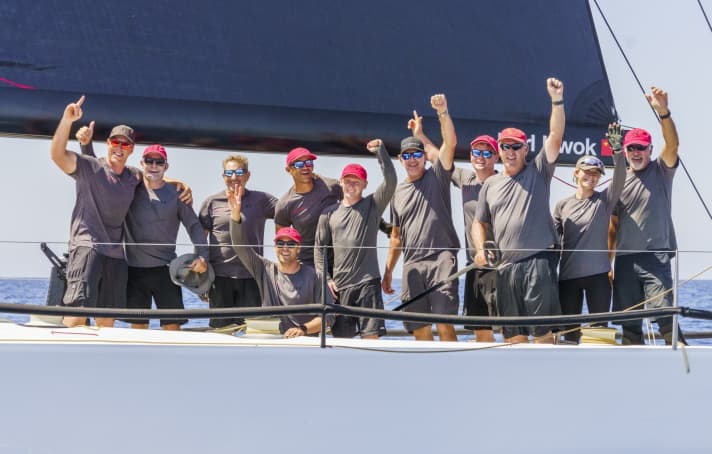   Karl Kwoks Team auf der TP52 "Beau Geste" gewann die WM in Division A