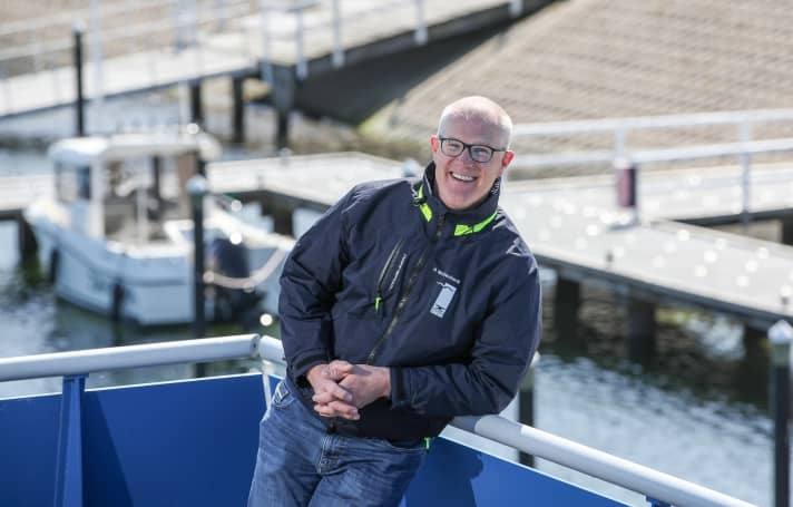 Sporthafen-Kiel-GmbH Managing Director Philipp Mühlenhardt