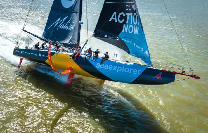 The Ocean Race 2022-23 - 19 avril 2023. Essais de vitesse : Team Malizia