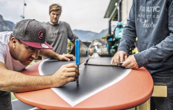 The price of the board not only includes precious carbon fibre, wood, resin and hardener, but also a lot of brainpower, time and precision work by the R&D teams.