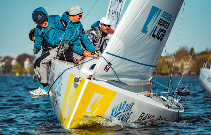 The league team from the Norddeutscher Regatta Verein also sailed to victory in the DSL Cup final