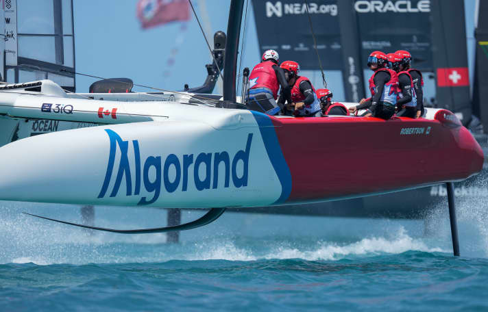 Came, saw and won - on day one of the two-day SailGP season opener. The new Canadian team and its helmsman Phil Robertson made a convincing start to their first and third season, leaving a few exclamation marks in their wake and ending their weekend of sailing bliss with third place on the podium, which bodes well for the rest of the season