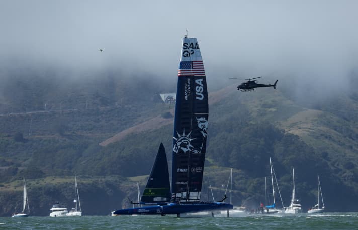   They had already qualified for the final before the start of the eighth and last regatta of the second SailGP season, but did not make a strong impression in front of their home crowd in the fleet races on Saturday: Jimmy Spithill and the American SailGP team quickly let it slip after 5th, 7th and 5th place that they had tested "new strategies"...