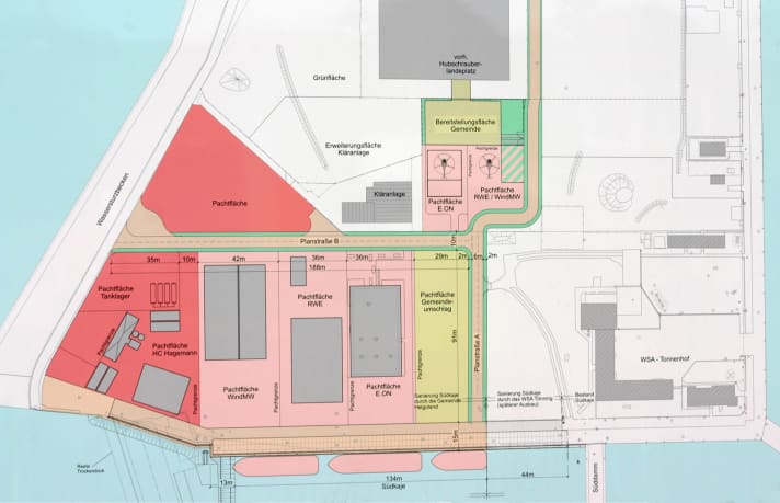   Le conversioni più importanti si stanno verificando sulla banchina sud