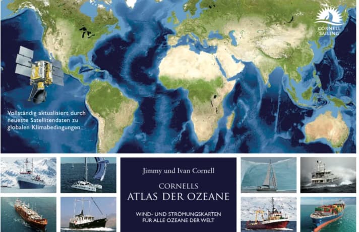 Indispensabile per pianificare un lungo viaggio: l'Atlante degli Oceani di Cornell, ora pubblicato nella sua 3a edizione in tedesco