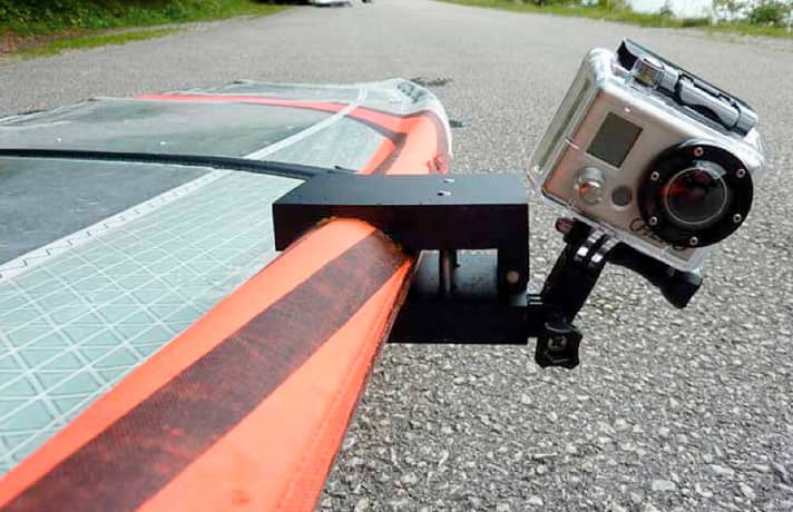 This makes for great action photos without damaging the sail