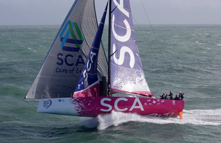   Il Volvo Ocean Racer One Design VO65 del Team SCA