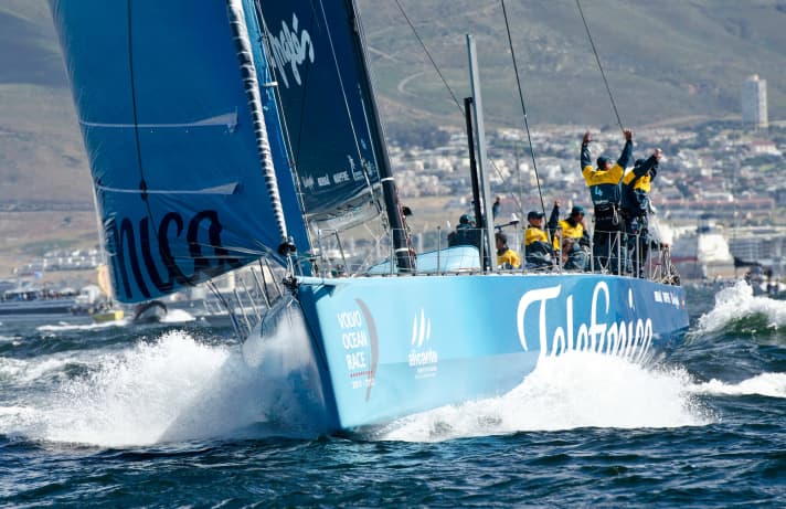   Telefónica vince la In-Port Race al largo di Città del Capo