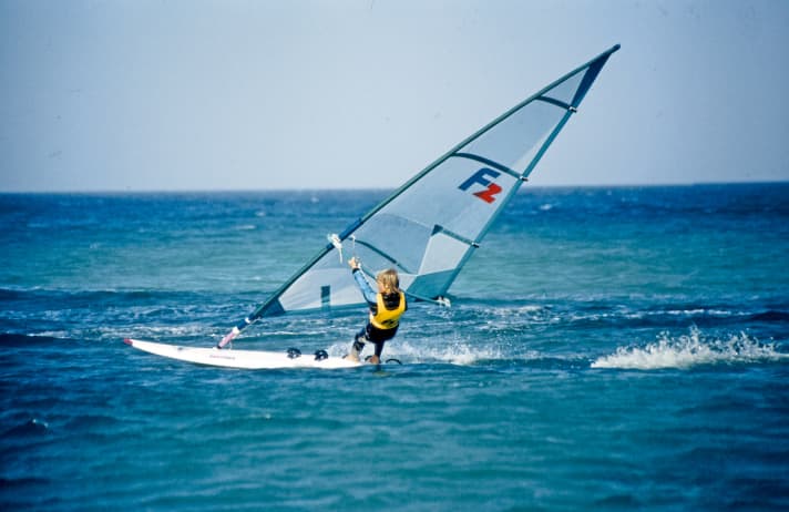 1984 begann Björn Dunkerbecks professionelle Regatta-Karriere. Damals war er noch eher ein schmales Bürschchen und wurde liebevoll „Zwuck“ genannt.