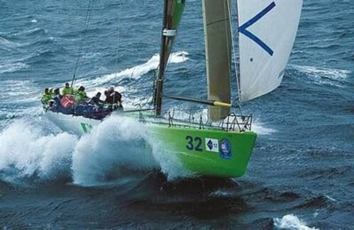   L'ultima e allo stesso tempo vittoriosa imbarcazione tedesca nella Volvo Ocean Race: Team Illbruck Challenge di Michael Illbruck nella regata intorno al mondo del 2001/02