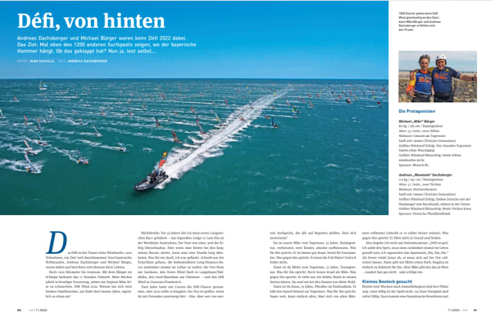 Défi Wind - das größte Windsurfrennen der Welt