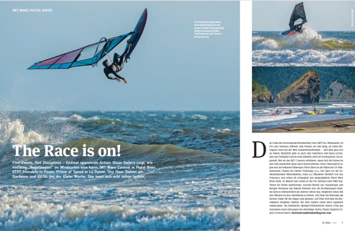 There were top conditions at the International Windsurfing Tour in Oregon. At many other regattas too.