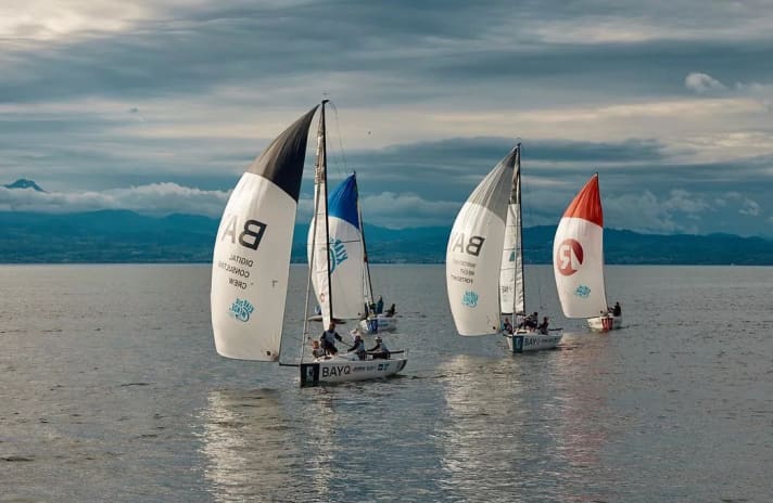 Le photographe Felix Diemer a bien saisi l'ambiance du lac de Constance lors du sommet de la ligue en ce week-end de finale.