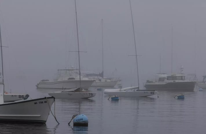 Das Wetter spielte in Marblehead nicht immer mit …