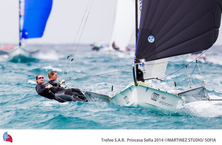   Trofeo Princesa Sofia 2014 Tag 5 Lutz/Beucke 49er FX
