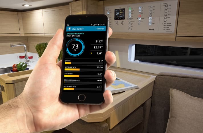   Tutti i dati possono essere visualizzati su smartphone tramite Wi-Fi
