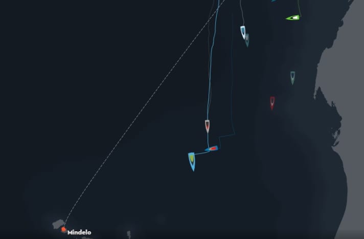 La flotte des Imocas aujourd'hui à 11:00