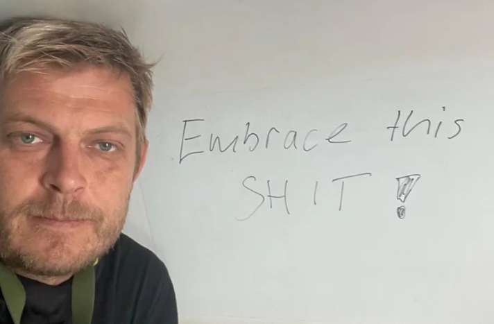 Un buon consiglio in un momento di grande depressione: Ollie ha usato questo motto per tornare sulla retta via