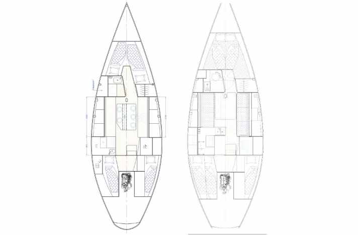 As part of the already extensive refit, the galley was also enlarged and is now L-shaped.