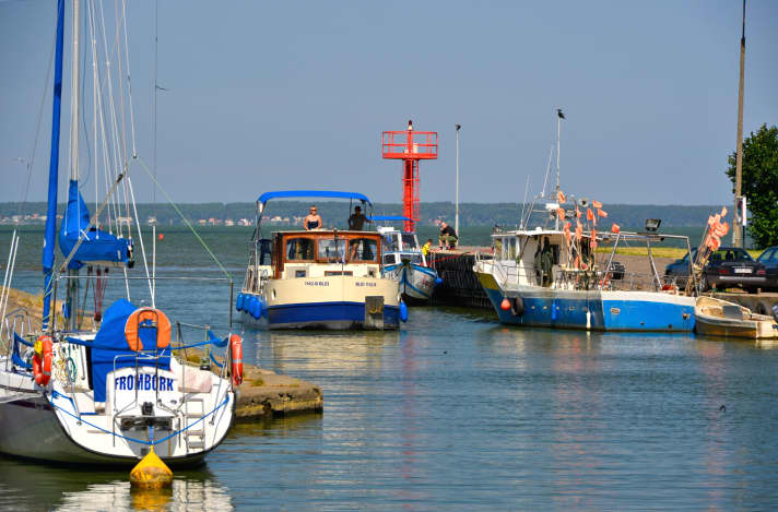   Polens Norden: Mit dem Charterboot auf dem Frischen Haff unterwegs.