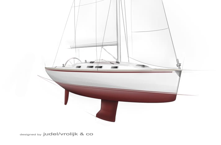   Vilm 37. sporty aft cockpit yacht with more draught and more sail area