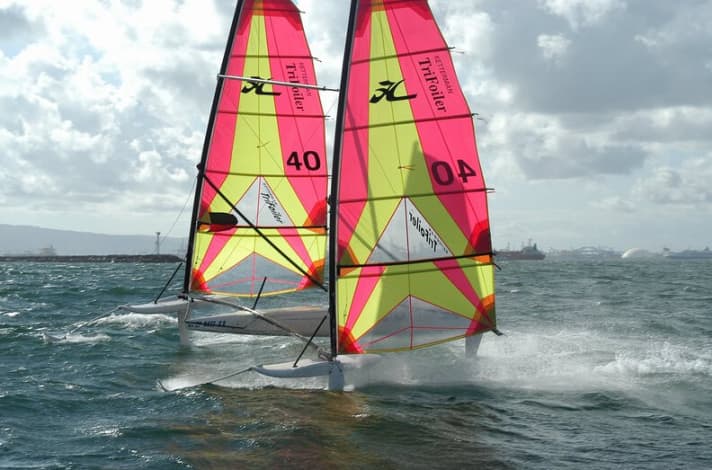   Hobie Trifoiler, a record-breaking vessel
