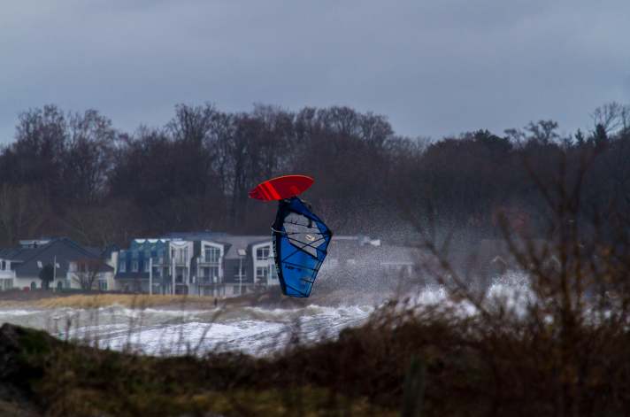 Surfing winter storms in Hohwacht could be difficult in the future