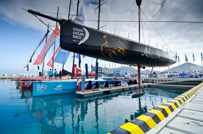   On the hook. Abu Dhabi goes back into the water in Sanya and hopes to make up lost ground by Auckland