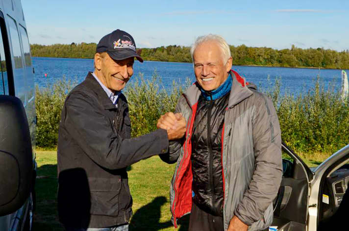 Alex Maucher constructed a two-part tandem with producer Georg Lechner (left).
