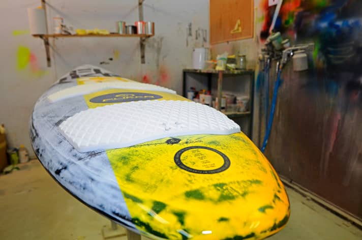 The accessories such as plugs, fins and pads are all made in Europe.