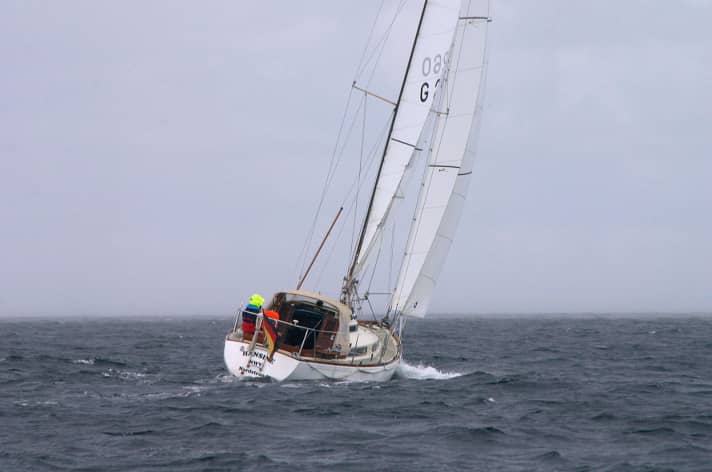   Mit dem Hanseat ist erstmals ein GFK-Boot erfolgreich. Foto (von 2009)